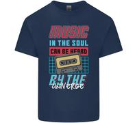 Musica Nell'Anima Ascoltata Dall'Universo Uomo Cotone T-Shirt Tee Top
