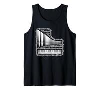Musica Note Organo Tastiera Pianoforte Pianista Pianisti Canotta
