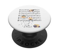 Musica pecora Agnello Nota Musicale Chiave Musicista PopSockets PopGrip Adesivo