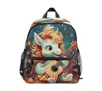 Musica Per Chitarra Unicorno Bambino Zaino per Bambini Borsa a Tracolla Zainetti Per Ragazze Ragazzi Bambino Zaini Scuole Viaggi Sportivo per 2-7 età