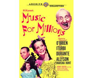 Musica Per Milioni DVD (1955) - Margaret O'Brien, Jose Iturbi, June Allyson