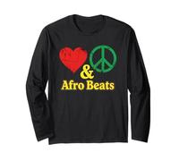 Musica Popolare Africana Dancehall Ritmo Amore Pace Afro Beats Maglia a Manica