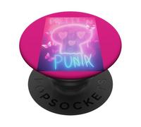 Musica punk rock 'n' roll Bella in punk Donne Signore PopSockets PopGrip Adesivo