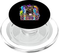 Musica rap hip hop anni '90 del cane malinois belga PopSockets PopGrip per MagSafe