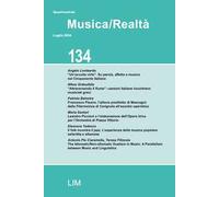 Musica/realtà (2024). Vol. 134