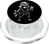 Musica Retro Raccoon Rock PopSockets PopGrip per MagSafe