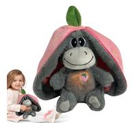 Musica rilassante peluche di asino - per il sonno con simulazione leggera e respirazione per bambini, coccolone per i rituali del sonno e routine serale | Animale addormentato con musica e luci