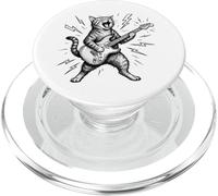 Musica Rock Guitar Cat PopSockets PopGrip per MagSafe