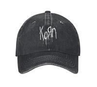 Musica Rock Korn Band Uomo Donna Berretto da Baseball Cappelli Denim Distressed cap Vintage Outdoor Running Golf Adjustable Fit Snapback cap
