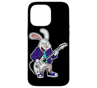 Musica rock per chitarra retrò di Cute Rabbit Bunny Custodia per iPhone 14 Pro Max