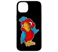 Musica rock retrò di Cute Red Parrot Custodia per iPhone 14 Plus