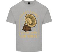 Musica Suoni Better Su Vinile Records LP Dj Uomo Cotone T-Shirt