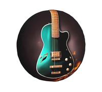 Musica Verde Chitarra Copertura della Gomma di Scorta Impermeabile Antipolvere Portatile Copertura della Ruota di Scorta Universale Misura per RV SUV