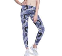 Musica Viola Butt Lifting Yoga Pantaloni per le Donne Senza Cuciture Vita Alta Pancia Controllo Leggings, Multicolore, XS