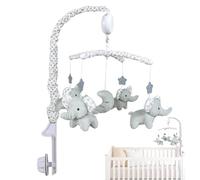 Musical Baby Crib Mobile, Baby Crib Mobile For Girls, Wickers Music Box Kindergarten Cradle - Giocattoli mobili ad alto contrasto, Animals Kindergart End per i bambini camere
