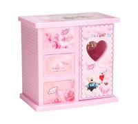 Musical Ballerina Box - Gioielli per bambini, Custodia musicale principessa | 7.28x7.09x4.53 pollici che twirling music gioieli, organizzatore di ragazze, bax di archiviazione con tune vacanze a sorp