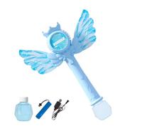 Musical Bubble Wand, Led Lighted Cosplay, Kids Bubble Machine Toy, 8.86x2.36x11.81 inches Interactive Play Design, for Boys Girls Preschoolers Masquerade Travel Playground Backyard Party