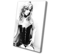 Musical Cheryl Cole Grunge Abstract SINGLE TELA parete arte foto stampa