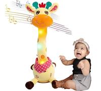 Musical Giraffe Toy - Sings, Dancing Talking Giraffe Toy, Light up Energetic Twisting Dance, Shining LED Lights, Interactive Voice Imitation (Charge)