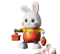 Musical Hare - Singing Dancing Animal, Dancing and Singing Rabbit | Giocattoli per Hip-Hop, Danza elettrica con 48 canzoni, Giocattoli di compleanno per ragazzi e ragazze, Giocattoli di coniglio