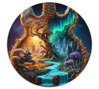 Musical Instrument Puzzle Rotondo 1000 Pezzi Puzzle Creative Painting Art Puzzle Arte Ifficile E Impossibile Per Adulti Per Amici Di Famiglia Rotonda 1000pcs (67.5x67.5cm)