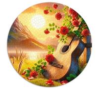 Musical Instrument Puzzle Rotondo 1000 Pezzi Puzzle Creative Painting Art Puzzle Bambini Ifficile E Impossibile Per Adulti Idea Regalo Per Lei O Lui Rotonda 1000pcs (67.5x67.5cm)