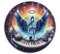 Musical Instrument Puzzle Rotondo Da 1000 Pezzi Puzzle Creative Painting Art Puzzle Per Adulti Giocattolo Puzzle Antistress Idea Regalo Per Lei O Lui Rotonda 1000pcs (67.5x67.5cm)