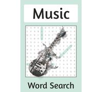 Musical Instruments Word Search Puzzle Book: Word Searches with Easy to Read Print about Music,Instruments, Guitars and More | 6x9 inches, 110 pages, ... Gift for Vacation, Holidays, and Free Time