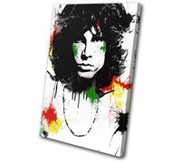 Musical Jim Morrison Abstract SINGLE TELA parete arte foto stampa