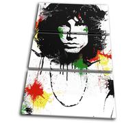 Musical Jim Morrison Abstract TREBLE TELA parete arte foto stampa