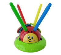Musical Jump and Toss, 2 in 1 Ladybug Interactive Toy, Fun Kids Party Game for Indoor and Outdoor Play, Exciting Summer Activity for Toddler Boys Girls, 9,45 x 9,45 x 4,72 pollici