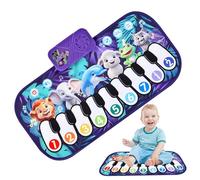 Musical Mat - Toddler Music Instruments | Mat Di Gioco Per Piano Elettronico | Babbino Da Bambino | Early Education Sound Toy Per Bambini | Tappeto Colorato Per Tastiera Per Animali | Mat Di Gi