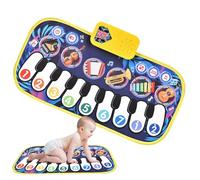 Musical Mat - Toddler Music Instruments | Mat Di Gioco Per Piano Elettronico | Babbino Da Bambino | Early Education Sound Toy Per Bambini | Tappeto Colorato Per Tastiera Per Animali | Mat Di Gi