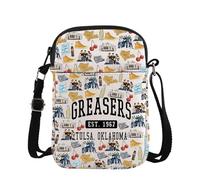 Musical Merch Wop Rydell Borsa a tracolla per i fan di Danny Sandy, regalo per gli amanti della musica, Croce Gre, medium