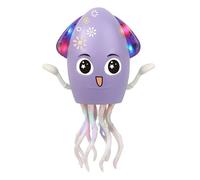 Musical Octopus Robot - Obstacle Avoidance, LED Illumination, Crawling Action, USB Charging Feature | Interactive Electronic Learning Toy Sensory Development Entertainment Model Indoor