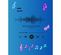 Musical Praise Composition Notebook