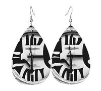 Musical Theme Music Clefs Donna Orecchini Lunghi Orecchini Pendenti Leggeri Pendenti Per Sera Regalo Festa