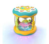 Musical Toyz Rotating Sea - Early Learning Game with Colorful Lights | Educational Drum Toyz for Boys Preschoolers Daycare Kindergarten Birthday Nursery Playroom Bedroom Living Room