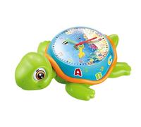 Musical Turtle Toy, Light Music Time Development , 7.79x6.02x2.99 Inches Adorable Crawling Turtle Clock Learning Toys, Ideal for Boys, Girls Early Education and Sensory Play