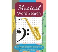 Musical Word Search Puzzle Book: Word Searches with Easy-to-Read Print about the Music, Artists, Scores, and More | 6x9 inches, 110 pages | 50+ ... Music Students, Holidays & Birthdays