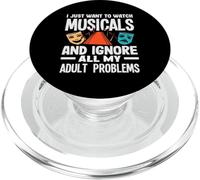 Musicals Lover Guarda i musical ignorano i problemi PopSockets PopGrip per MagSafe