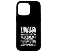 Musicals Teatro Vita Amante Musicali Audizioni Prove Custodia per iPhone 14 Pro Max