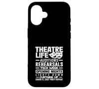 Musicals Teatro Vita Amante Musicali Audizioni Prove Custodia per iPhone 16