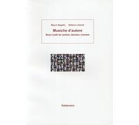 Musiche d'autore. Brani scelti da cantare, danzare, suonare