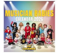 Musician Babies Calendar 2026: Tiny Legend of Music,Hilarious Infants with Drums, Keyboards & Rock ’n’ Roll Style