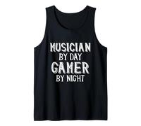 Musician By Day Gamer By Night Gaming Beat Rhythm Gaming Canotta