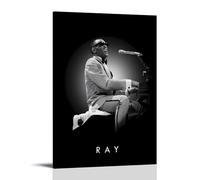Musician Ray Charles - Poster decorativo da parete, per soggiorno, camera da letto, decorazione moderna per camera da letto, 20 x 30 pollici (50 x 75 cm)