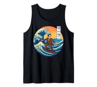 Musicista classico Mahler Ukiyo-e Surfing Katakana Canotta