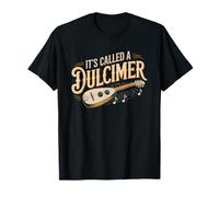 Musicista di Dulcimer Umorismo Folk Strumento Unico Maglietta