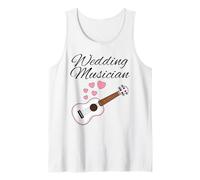 Musicista per matrimoni, suonatore di ukulele musicista Canotta